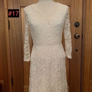 very nice white lace dress